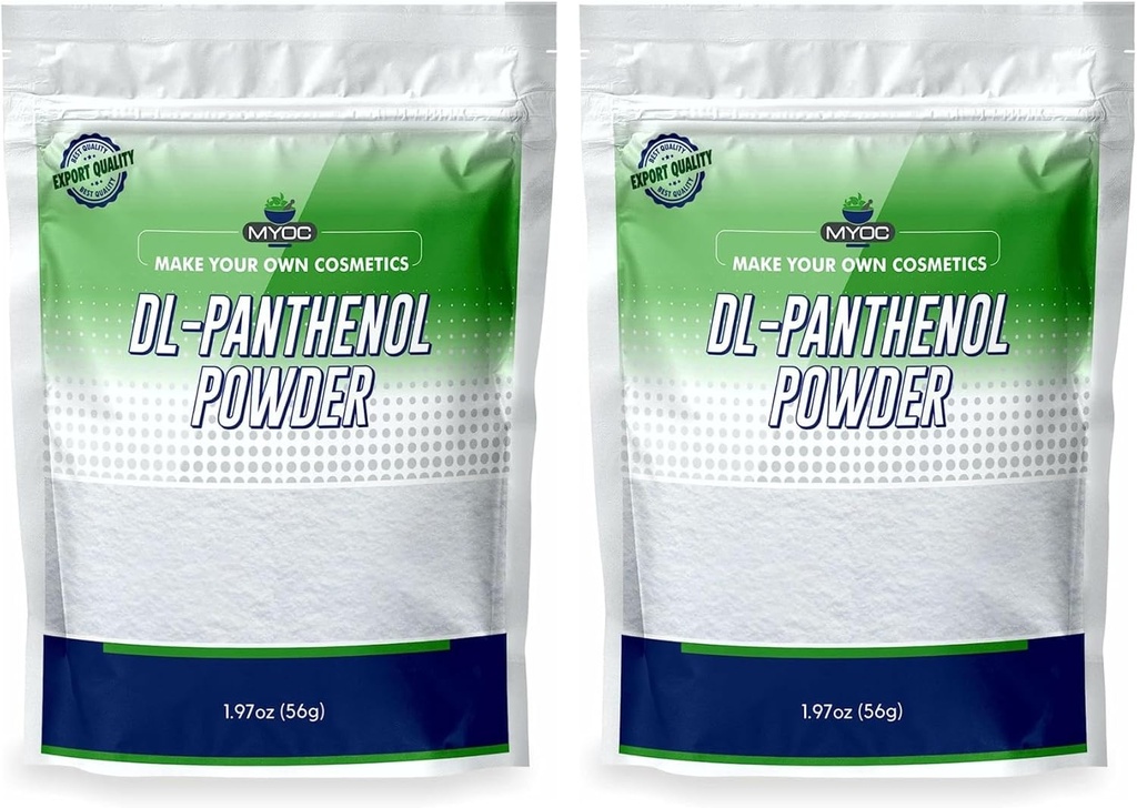 DL-Panthenol Pulver-Provitamin B5 Pulvermischung - 1,97oz 56gm (Packung von 2)
