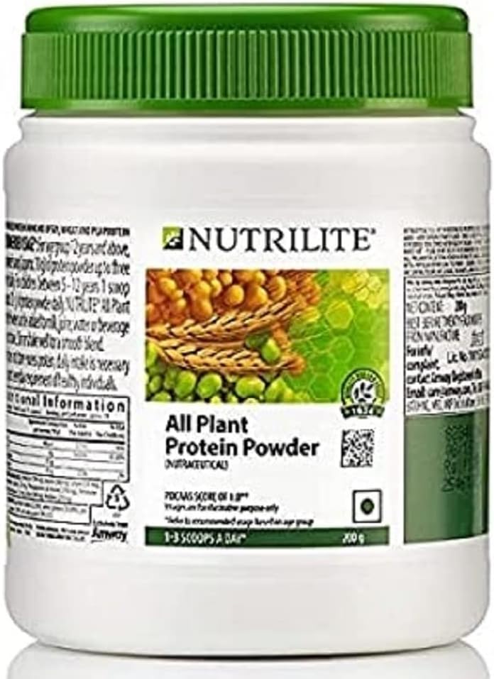Amway Nutrilite Alle Pflanzenprotein-Pulver - 200G und Stylish Hair/Head Band [sortiert] - Combo