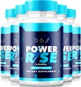 (5 Pack) Rise di potere per gli uomini, PowerRise ufficiale per le pillole degli uomini, tutto il supporto maschile naturale per le prestazioni di picco e la salute generale, Premium Power Riser En Capsulas Pastillas Review (300 capsule)