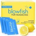 Pesce soffiante per mal di testa | Nuova forza massima Effervescente Formula Treats Headaches Fast (1 pacchetto)