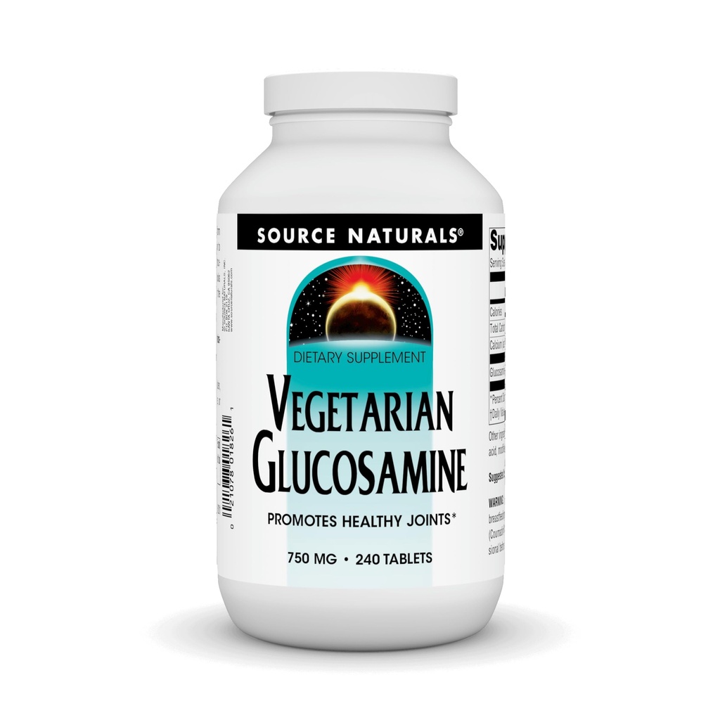 Quelle Naturals Vegetarisches Glucosamin, fördert gesunde Gelenke* 750 mg Tablet - 240 Count