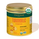 VAHDAM, polvere erboristica organica w/ High Curcumin (2.47oz) USDA Organic, 100% cruda dall'India | Gluten-Free, Non OGM | Qualità & Aroma | Spice di origine singola | Direttamente dalla sorgente
