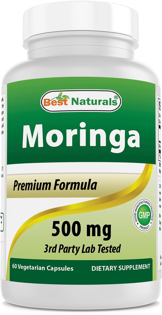 Best Naturals Moringa Superfood 500 mg 60 capsule vegetali