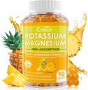 Magnesium Glycinate Gummies 500mg | Relaxation Calm Magnesium Gummies | Sugar-Free | Non-GMO | Gluten-Free | Vegan-Friendly für Erwachsene & Kinder