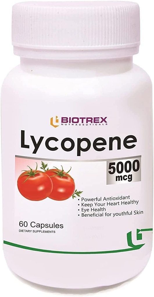 BETT Biotrex Nutraceuticals Lycopin mit Multivitamins -5000 Mcg (60 Kapseln)