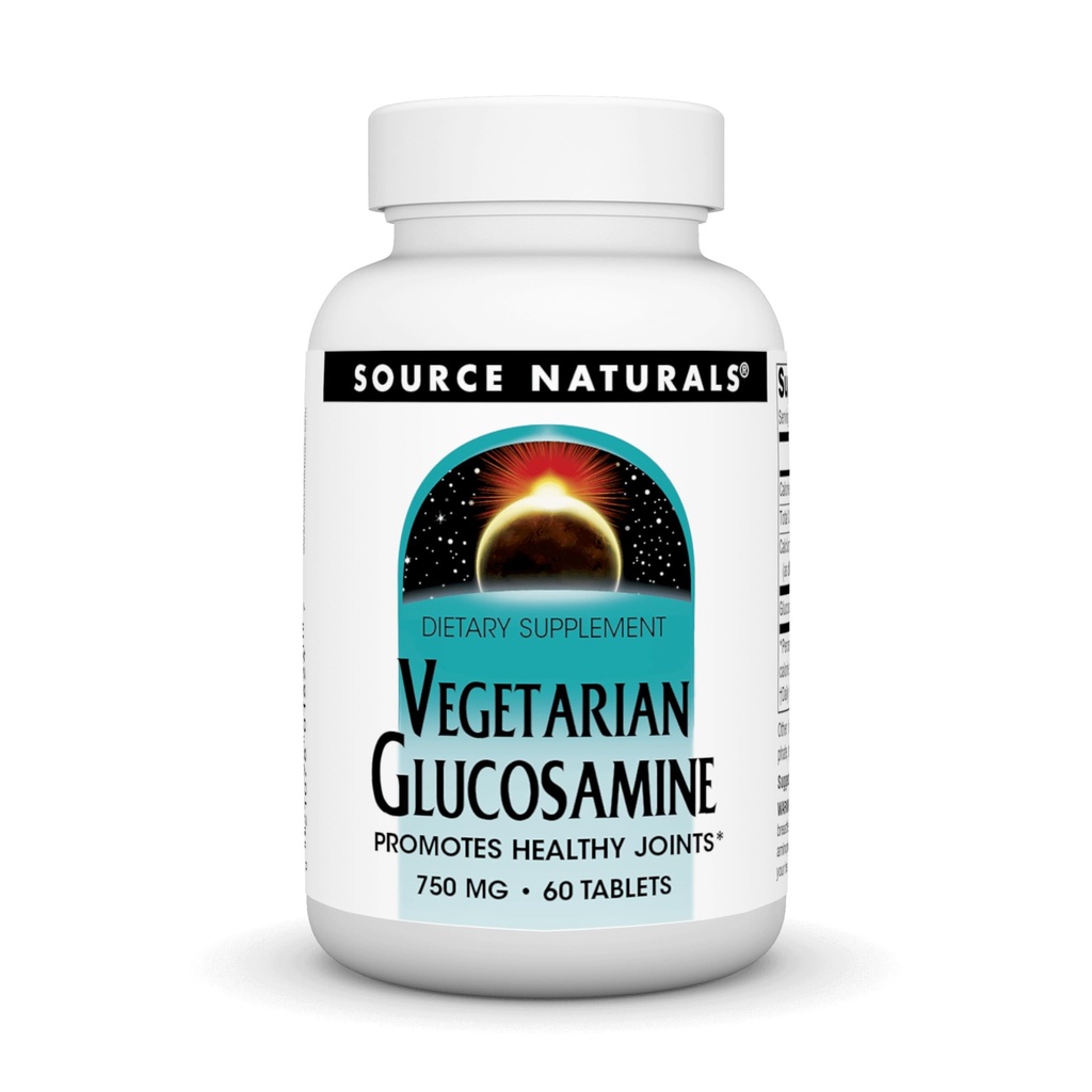 Quelle: Vegetarisches Glucosamin, fördert gesunde Gelenke*, 750 mg - 60 Tabletten