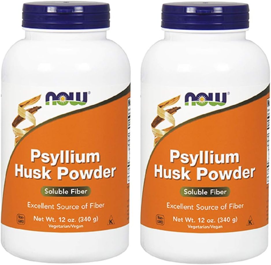 JETZT Lebensmittel Psyllium Husk Pulver, 12 Unze (Pack von 2)