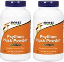 JETZT Lebensmittel Psyllium Husk Pulver, 12 Unze (Pack von 2)