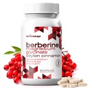 Berberine HCL Magnesium Glycinate Supplement - 1800mg hohe Reinheit Kapseln mit Ceylon Cinnamon - Vegan Friendly Non-GMO Glutenfreie Zucker Pille für Männer Frauen