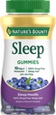 Gomma della melatonina 10 mg della natura, supplemento di sonno gratuito del 100% della droga, 10 mg, mirtillo, 140 Ct