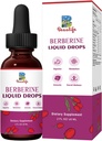 Berberina HCL Supplemento - Gocce liquide della berbina con radice dorata, foglia di carciofo, cannella di ceylon, supplemento di verdure della berbina per il sistema immunitario, digestione e il supporto di salute del cuore