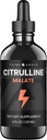 L-Citrulline DL-Malate 2:1 gouttes liquides – Absorption rapide - 250 mg par portion - goutte-à-goutte facile à utiliser - 30 jours d'approvisionnement