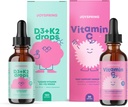 JoySpring Vitamine C + gouttes de mûrier + suppléments de zinc pour les enfants Immune Support et gouttes de vitamine D pour le soutien immunitaire et la santé cardiaque