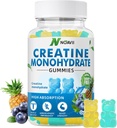 Creatine Monohydrate Gummies 5000mg for Men & Women, Chewables Creatine Monohydrate for Muscle Strength, Muscle Builder, Energy Boost, Pre-Workout Supplement(90 Count)-Blueberry Pineapple