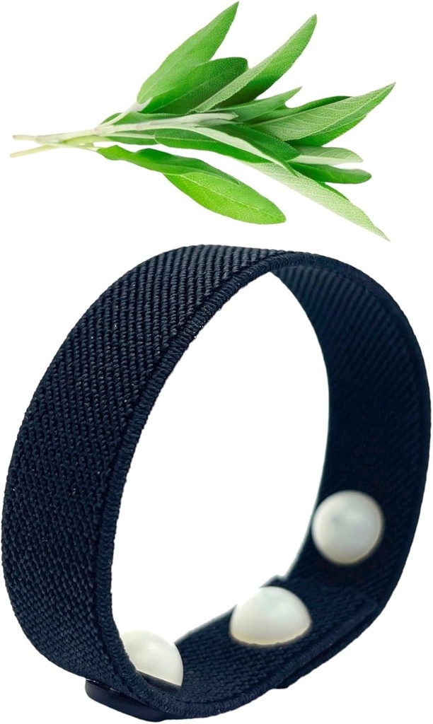 Cooling Hot Flash Band - Sleep & Balance Acudruck Armband – Clary Sage Duftband für Menopause – AcuBalance Wellness