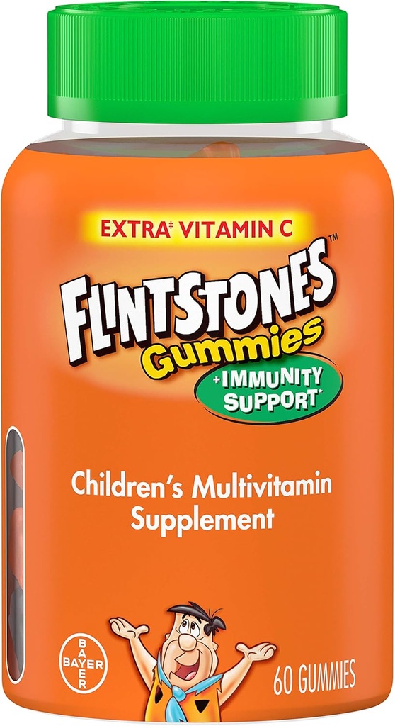 Flintstone Gummies Imunit Size 60ct One A Day Flintstones Vitamins Plus Supporto per l'immunità