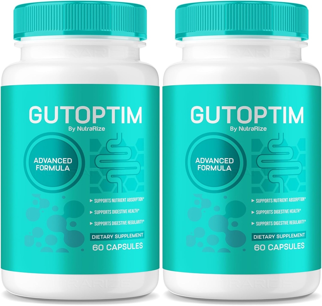 (2 Pack) GutOptim Vitamin, Advanced Formula Capsules for Gut Health, GutOptim All Natural Supplement for Digestive Wellness, Extra Strength Official Formula, Gut Optim Bewertungen (120 Kapseln)