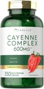 Carlyle Cayenne Pfeffer Kapseln 600mg | 350 Pillen | Non-GMO, Glutenfreie Ergänzung