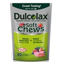 Dulcolax Soft Chews Saline Laxative Mixte Berry (60ct & 30ct) 1200mg Magnésium Hydroxyde Gentle Constipation Relief