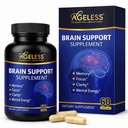 Suppléments sans âge pour le cerveau pour la mémoire et l'amélioration cognitive et focus.