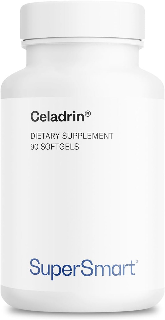 Supersmart - Celadrin 1050mg pro Tag (gemalt) - Veresterte Kohlenfettsäure-Ergänzung | Non-GMO & Glutenfrei - 90 Softgel-Kapseln