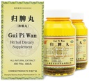 GUI-Pi Wan Herbal Supplement Pill 960 Ct (60 Serve | 480 Pills×2 Packs) - 归脾丸 Formula tradizionale cinese per il supporto Spleen