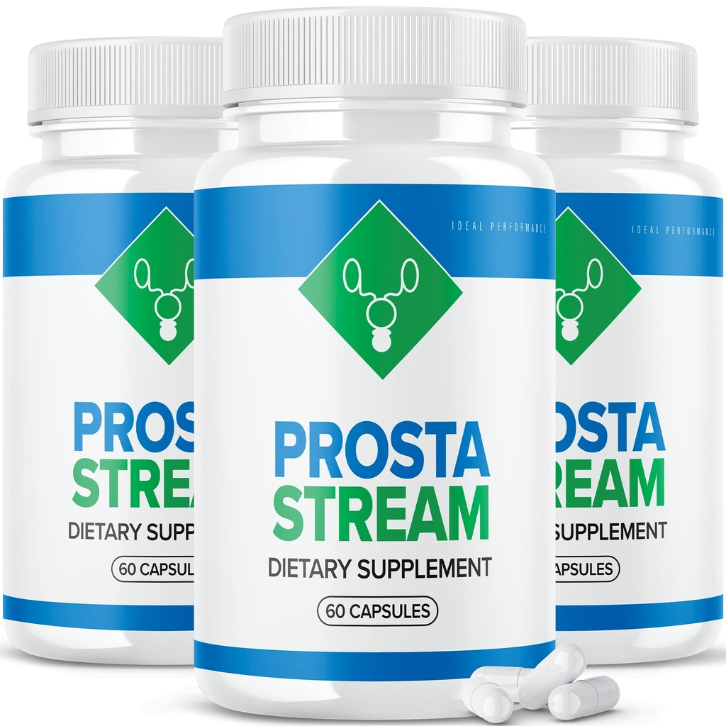 IDEAL PERFORMANCE (3 Pack) Prosta Stream Prostata Ergänzung Prostastream Pillen (180 Kapseln)