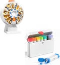 Daily Pill Dispenser, Wöchentliche Pille Organizer 2 Mal pro Tag, niedliche Pille Organizer mit neuem Design