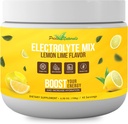 Elektrolyt-Pulver - Refreshing Workout Erholung Elektrolyte, Sugar Free, Gluten Free & Vegan, Pure Keto & Paleo Hydration Beverage, Immune Boosting Vitamine (198 Gramm, Lemon Lime)