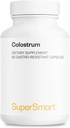 Supersmart - Colostrum 1000 mg - 30% IgG - Maggio Aiuto con Fatigue - Sistema immunitario Booster | Non-GMO & Gluten Free - 60 DR Capsule