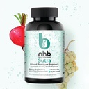 Blutdruckunterstützungsergänzung, Stickstoffoxidproduktion, Blutfluss-Unterstützung, Rübe Energy Grape Seed Extract & Beet Root Powder. 60 Kapseln.