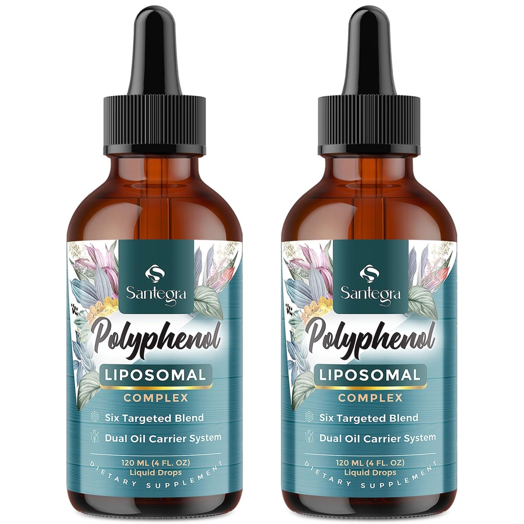 Polyphenole ergänzen Liposoma, über 27 Polyphenol-Komplex & Leistungsstarkes Antioxidans, mit MCT & Olivenöl, Quercetin-Extrakt, Hawthorn Berry-Extrakt, für Alter Verteidigung, Energie, Immun, 240 ML