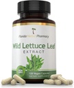 Florida Herbal Pharmacie, Capsules d'extrait de feuille de laitue sauvage (Pack de 3)
