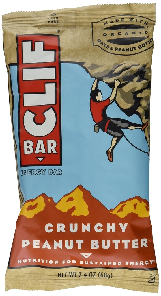Cliff Bar Clif Bar, Og, Crnch Pnt Btr, 2.40-Ounce (Pack von 12)
