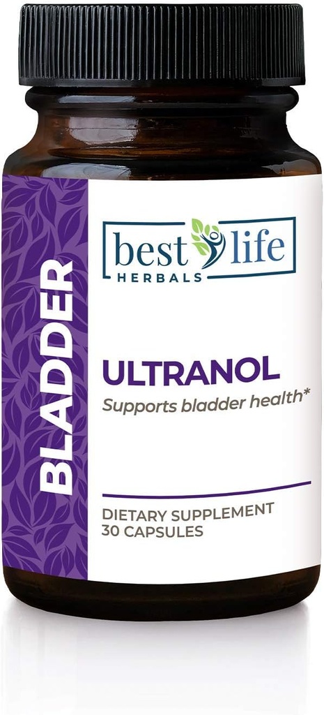 Ultranol Total Bladder Support - Natürliche Cranberry Ergänzung für Urinary Health, Overactive Bladder Control, Incontinence - Reduces Leaks and Urgency - 1 Flasche - 30 Kapseln