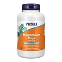 NOW Integratori alimentari, Magnesio 400 mg, Funzione di enzima*, Supporto di sistema nervoso*, 180 capsule di veg