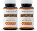 Secrets of the Tribe Lobelia 60 Capsules(2 St.), 750 mg, Responsible Farmed Lobelia (Lobelia Inflata) Getrocknetes Kräuter (2x60 Kapseln)