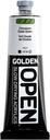 OUVERT Acryliques à séchage lent par GOLDEN, Vert oxydé de chrome, tube de 5 fl oz, Peinture acrylique professionnelle, Opaque