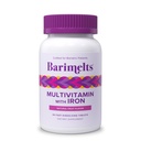BariMelts Multivitamine bariatrique avec fer, 60 comprimés à dissolution rapide (1 mois d'approvisionnement), vitamine bariatrique sans sucre pour les femmes, saveur de fruits naturels