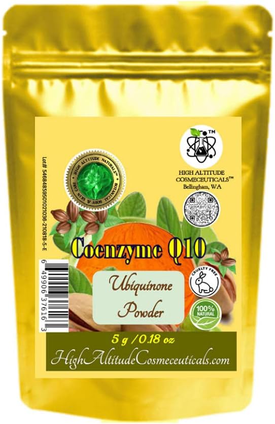 5g Coenzym Q10 (Ubichinon, Coq10) Pulver kosmetische Antioxidante Hautpflege, machen DIY flüssige Gesicht Serum, Creme, Lotion, Moisturizer, Tighten Sagging Skin, Verbessern Sie Dehnungsmarken Aussehen