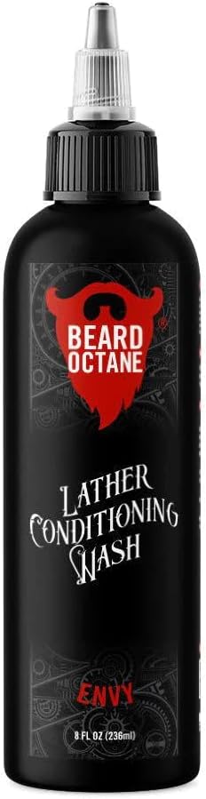 Bart Octane: Envy Beard Wash - 8 Unzen Shampoo für weiche, Moisturized Beards mit Shea Butter & Jojoba - Made in USA
