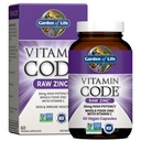 Il giardino della vita lo zinco integra lo zinco crudo ad alta potenza 30mg e il supplemento multiminerale della vitamina C, le vitamine del codice della vitamina Trace minerali e probiotici per la salute della pelle e il supporto immunitario, 60 capsule vegane