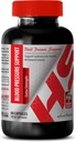 Pilules de pression artérielle à base de plantes - Support de pression artérielle - Extra Strength - Capsules d'ail - 1 bouteille (60 capsules)
