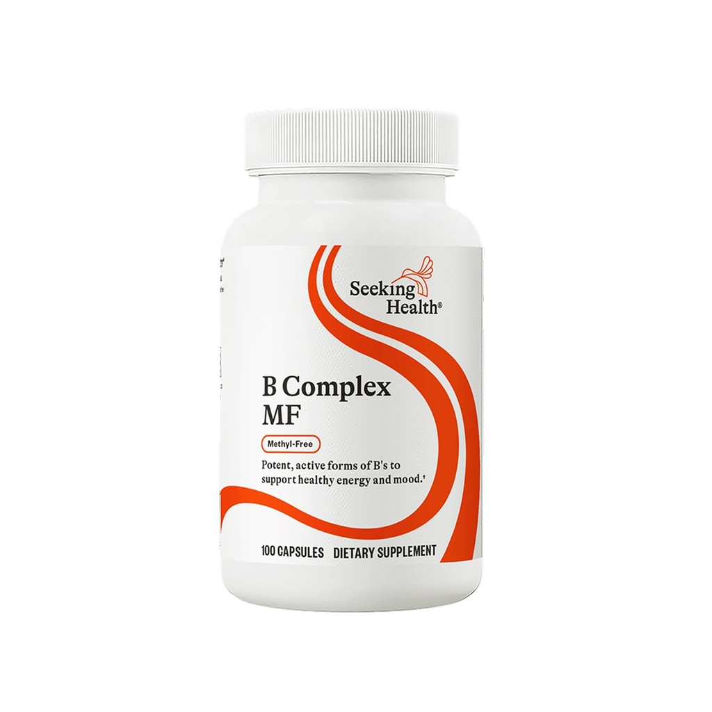 Complexe Santé B MF - Complexe Vitamine B avec Folate, Niacine et Acide Folinique - Soutien Énergie et système immunitaire Santé avec vitamine B - 100 Capsules