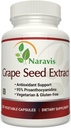 Naravis Korn Saatgut Extrakt 400mg - 120 Vegetarische Kapseln mit 95% Proanthocyanidine - Natürliche nicht-GVO Antioxidantien-Ergänzung - Grapeseed Extract Kapseln für optimalen Antioxidantien-Support