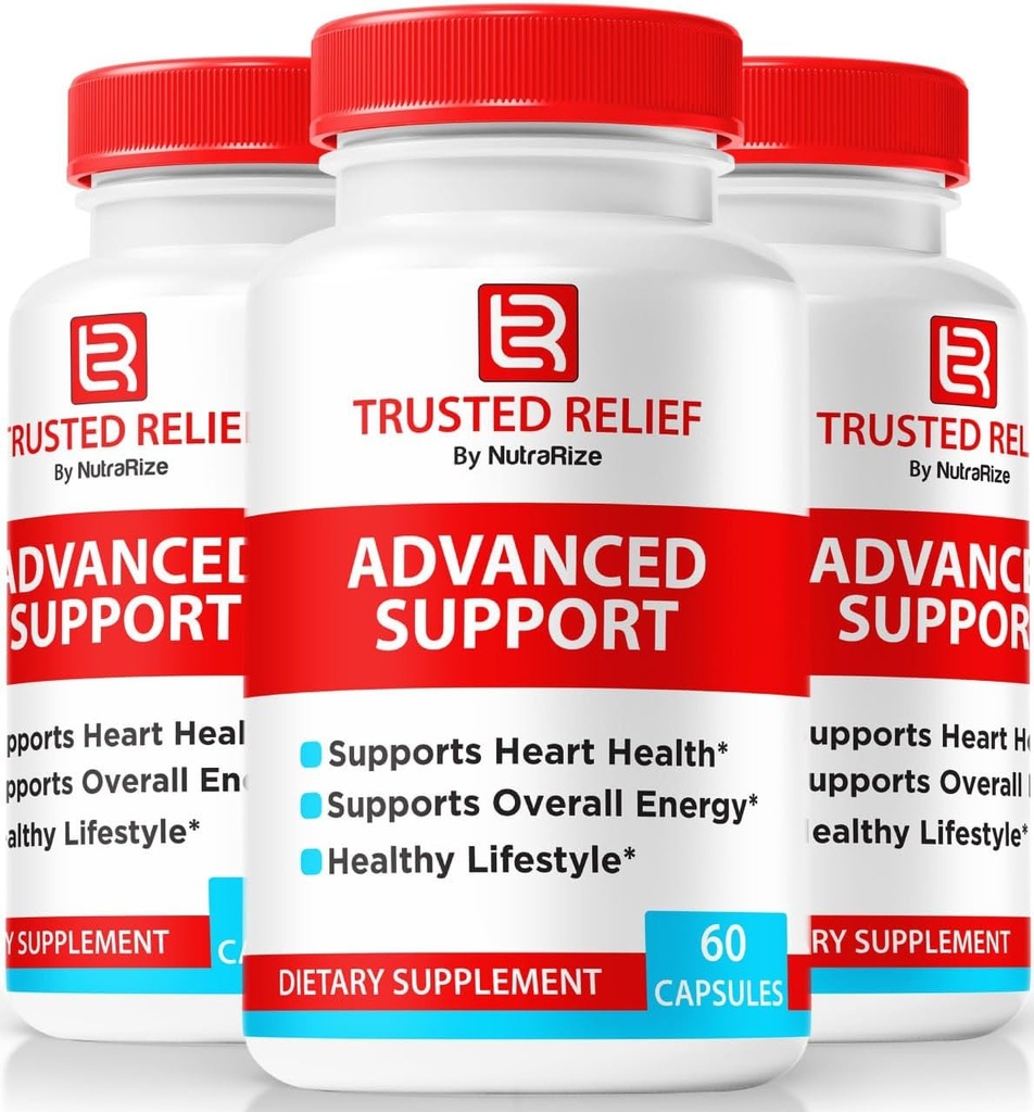 (3 Pack) Trusted Relief Capsules, Official TrustedRelief Complete Support Pills, All Natural Formula for Stable Levels & Healthy Circulation, Premium Supplement Bewertungen (180 Kapseln)