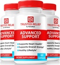 (3 Pack) capsule affidabili di sollievo, pillole di supporto complete di fiducia ufficiale, formula naturale per livelli stabili e circolazione sana, Recensioni supplemento Premium (180 capsule)