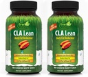 Irwin Naturals CLA Lean Body Fat Reduction - Hilft, Körperfett zu reduzieren und Muskelton zu erhöhen - 80 Liquid Soft-Gels (Pack von 2)
