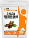 BulkSupplements.com Chaga Pilzextrakt Pulver - Pilzergänzung, aus Chaga Pilze - 1000mg Chaga Pulverextrakt pro Servierung, Glutenfrei (5 Kilogramm - 11 lbs)