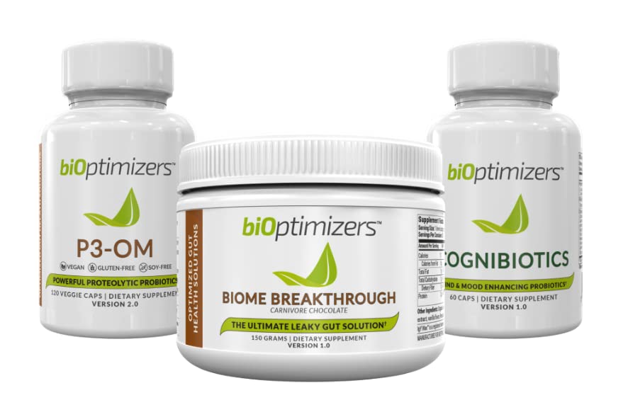 BiOptimizers The Ultimate Gut Health Stack - Schokolade, fördert und Levels Gut Health